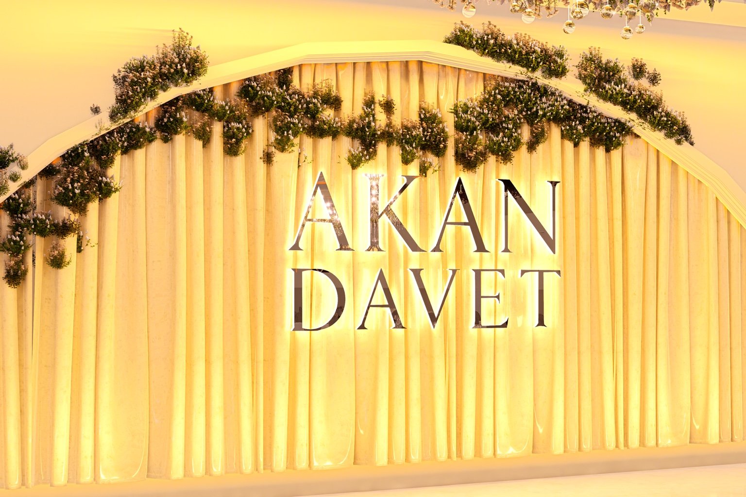 AKAN DAVET sahne detayı