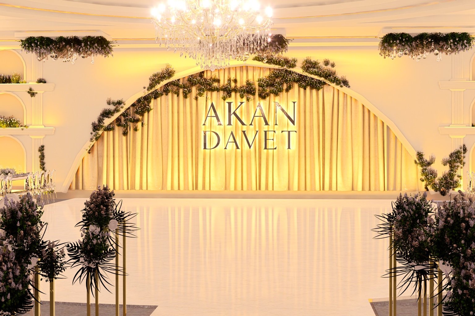 AKAN DAVET sahne görünümü